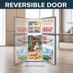 Upstreman 11.6 Cu.Ft. Stainless Steel Refrigerator