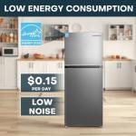 Upstreman 11.6 Cu.Ft. Stainless Steel Refrigerator