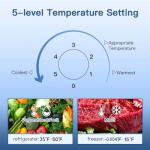 BANGSON 4.0 Cu.Ft Small Refrigerator with Freezer