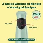 BELLA 250W 2-Speed Immersion Blender with Whisk