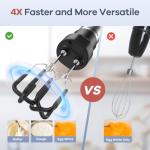 6-in-1 Stainless Steel Immersion Blender Set
