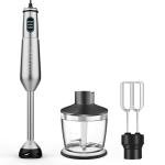 Gavasto 1000W Immersion Blender with Egg Beaters & Chopper