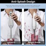 Gavasto 1000W Immersion Blender with Egg Beaters & Chopper