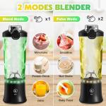 20 oz Portable Blender for Smoothies and Shakes