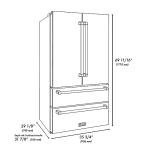 ZLINE 36" Counter-Depth French Door Refrigerator