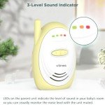 VTimes Wireless Audio Baby Monitor with Visual Indicator