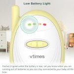 VTimes Wireless Audio Baby Monitor with Visual Indicator