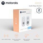 Motorola Nursery AM21 Audio Baby Monitor - 1000ft Range