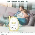 VTimes Wireless Audio Baby Monitor with Visual Indicator