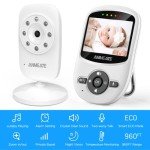 ANMEATE Video Baby Monitor with Night Vision