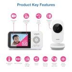 VTech VM819 Baby Monitor with Night Vision & Audio