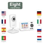 HelloBaby 1000ft Video Baby Monitor with Audio