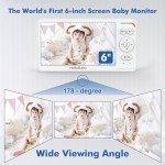 HelloBaby 6" Video Baby Monitor with Two-Way Audio