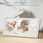 ieGeek 2-Camera Split-Screen Baby Monitor