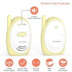 Hellobaby 2.4GHz Audio Baby Monitor with Range