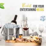 Insulated Stainless Steel Ice Bucket with Accessories