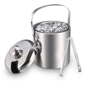 Stainless Steel Insulated Ice Bucket with Lid