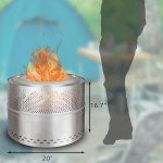 Portable Smokeless Fire Pit for Outdoor Fun