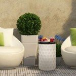 Outdoor Round Propane Fire Pit for Patios