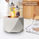 KIZZBY Concrete Tabletop Fire Pit Bowl