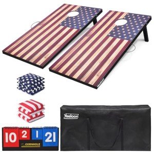 Regulation Cornhole Set with 8 Bean Bags
