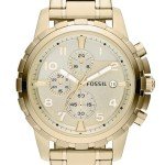Fossil Men's Gold Chronograph Watch - Dean Model
