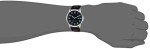 Men's Easy-Read Strap Watch - Silver and Black