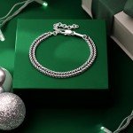 Stylish Silver Snake Chain Bracelet for Men