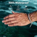 Stylish Silver Snake Chain Bracelet for Men