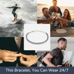 Stylish Silver Snake Chain Bracelet for Men