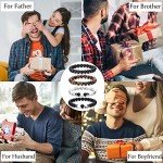 Mancave Tiger Eye & Lava Rock Bracelet Set