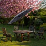 11 ft Outdoor Market Patio Umbrella – Anthracite