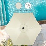 Beige 7.5ft Patio Umbrella for Mancave Fun