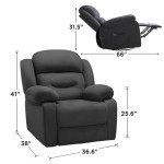 Jocisland Manual Recliner Chair for Ultimate Comfort