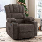 YITAHOME Massage Glider Recliner Chair with USB