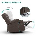 YITAHOME Massage Glider Recliner Chair with USB