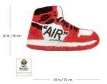 LUXAPE Hypebeast Sneaker Rug - 30in Decor