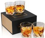 KANARS Set of 4 Whiskey Glasses in Gift Box