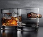 Godinger Cigar Rest Whiskey Glass Set