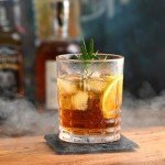 Whiskey Glass Set of 4 for Mancaves