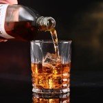 Whiskey Glass Set of 4 for Mancaves