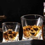 KANARS Set of 4 Whiskey Glasses in Gift Box