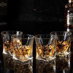 KANARS Set of 4 Whiskey Glasses in Gift Box