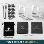 Royal Reserve Whiskey Stones Gift Set for Men