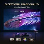 AURZEN BOOM 3 Smart 4K Projector for Your Mancave