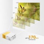 PVO Mini Portable Projector for Outdoor Fun