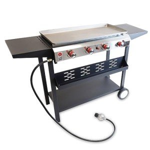 Gas One 4-Burner Flat Top Grill – Outdoor Chef's Dream