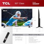 TCL 50-Inch 4K Smart TV with Fire TV