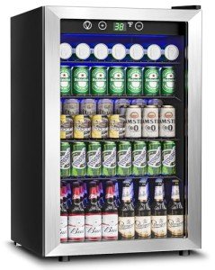 Feelfunn Mini Cooler for 145 Cans - Silver