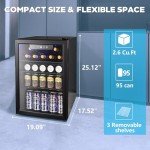 26-Bottle Wine Cooler & Beverage Refrigerator